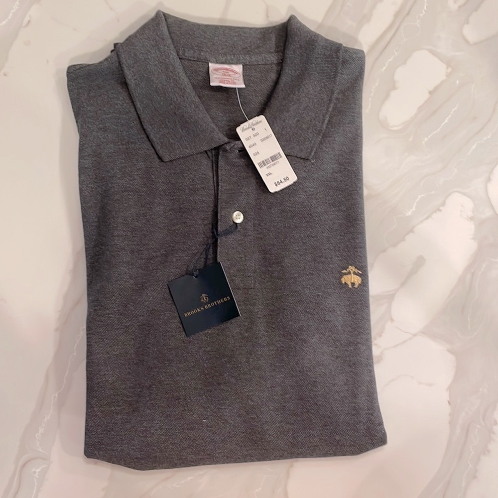 BROOKS BROTHERS NWT polo short-sleeve shirt